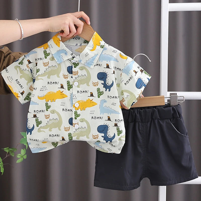 Playful Summer Baby Boy Set