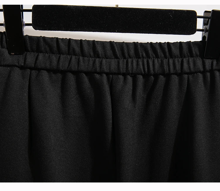 High Waist Woolen Harem Pants