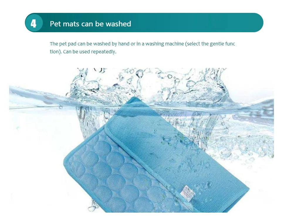 Extra Large Summer Cooling Bed Mat