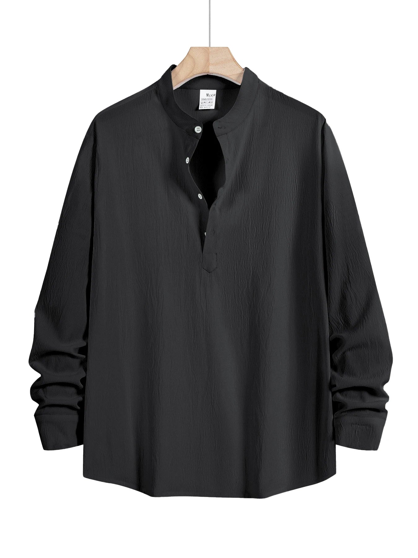 Lightweight Henley Casual Shirt Men