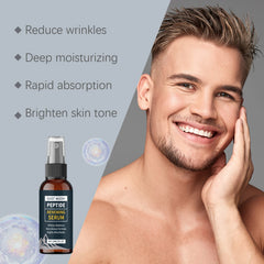 Men Renewing Serum Spray Hydrating & Firming Face Essence Wrinkle Reduction Shrink Pores Smoothing Tightening Skin Care