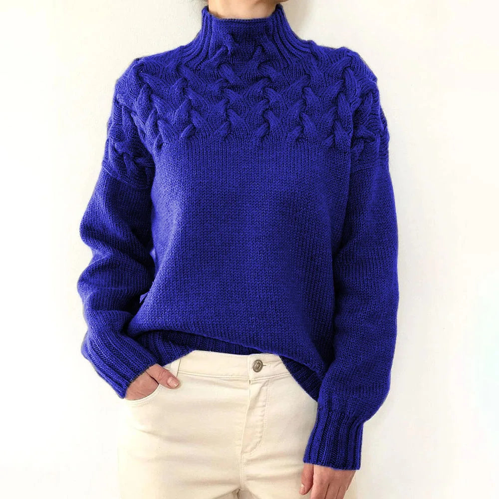 Winter Turtleneck Knit Pullover Sweater