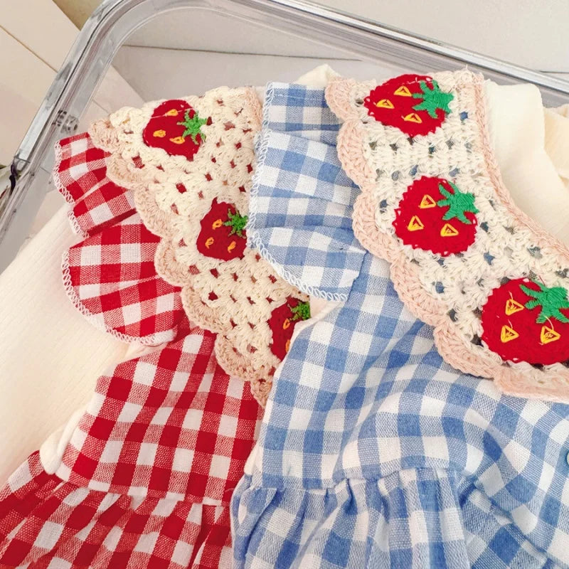 Sweet Plaid Baby Winter Dress