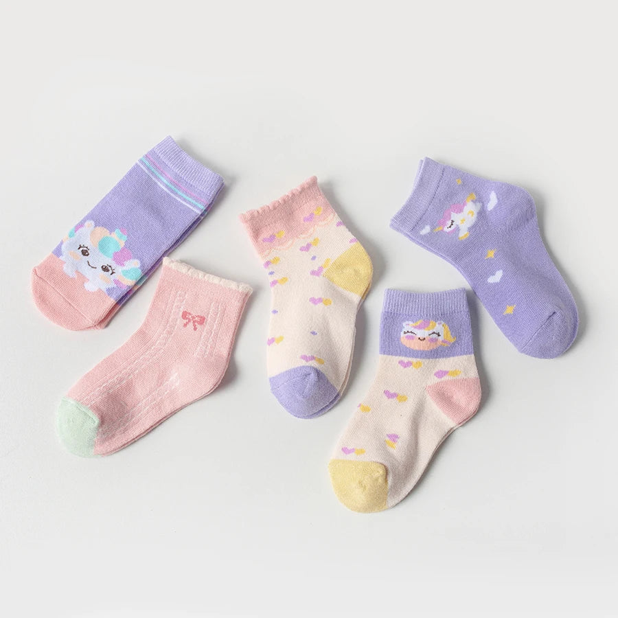 Unicorn Cartoon Kids Sock Set