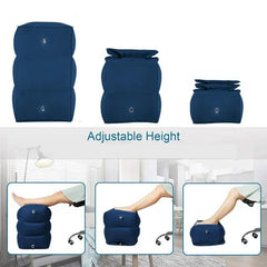 Kids Flight Sleeping Footrest Pillow Resting Pillow On Airplane Car Bus Pillow Inflatable Travel Foot Rest Pillow Foot Pad