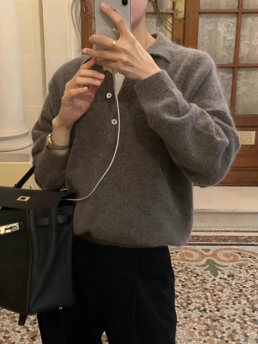 Wool Knitted Casual Pullover Sweater