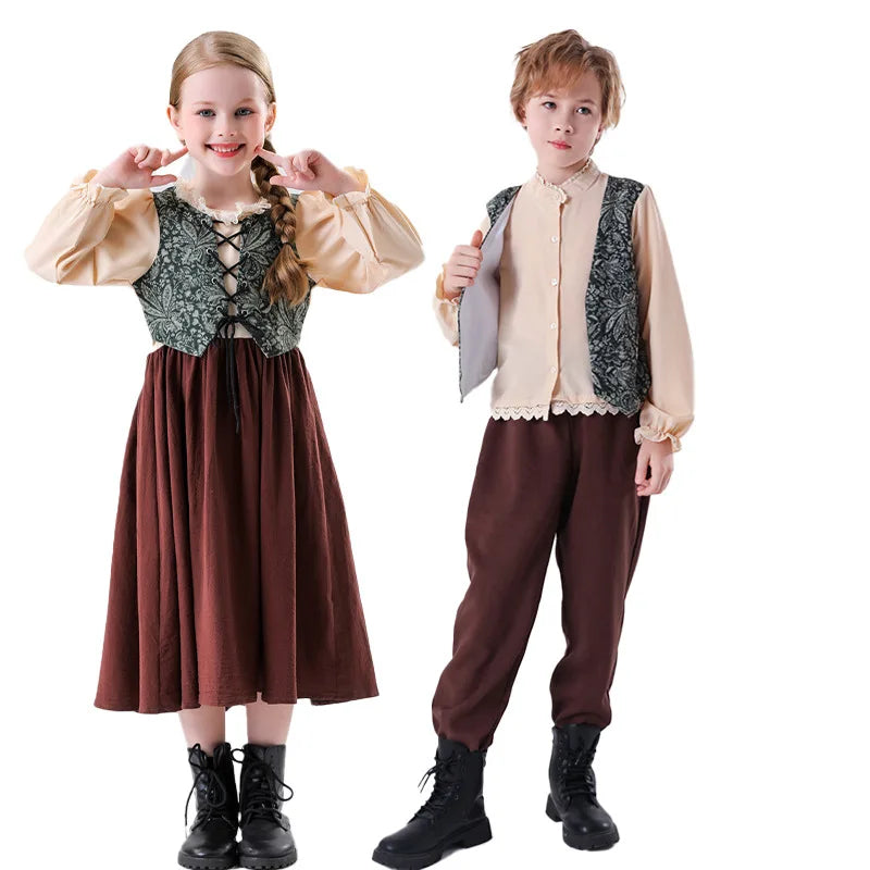Medieval Bavarian Kids Costume Set