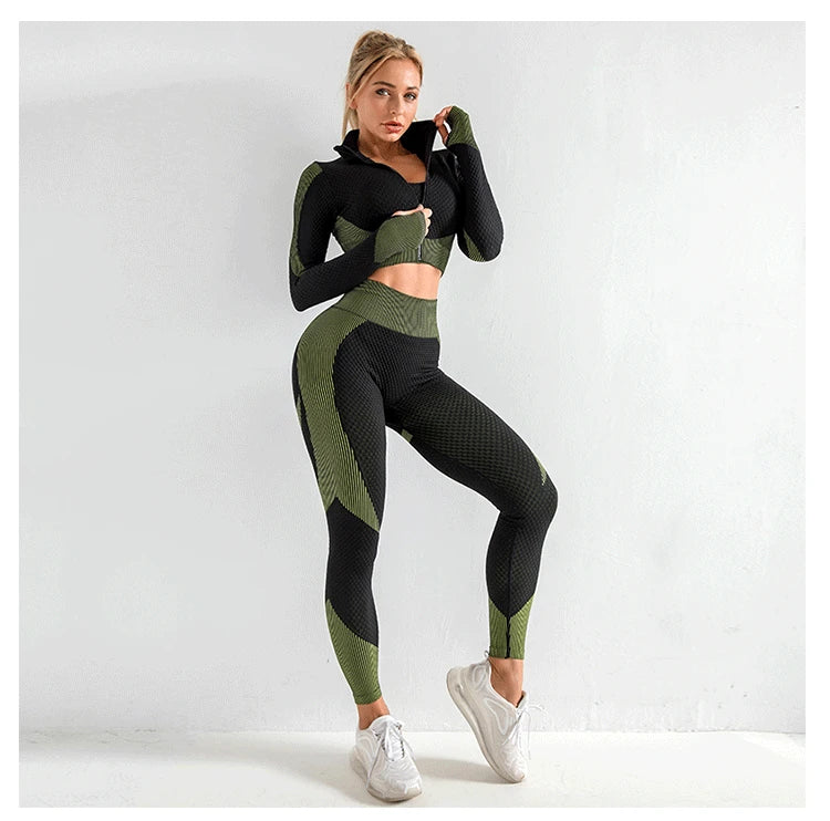 High-Waisted Leggings for Women, Perfect for Yoga and Fitness, Seamless and Peach-Bum Design