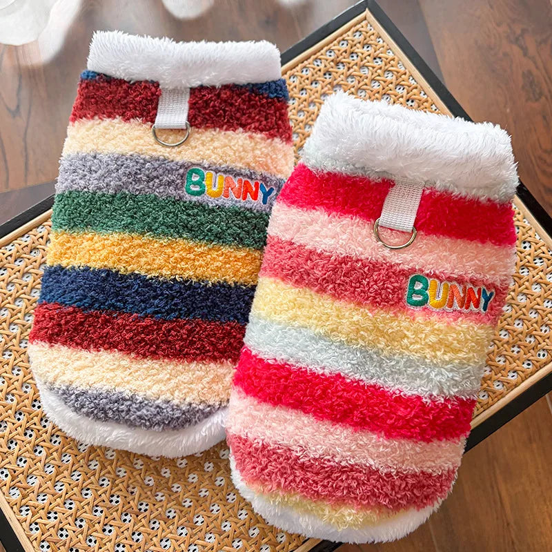 Pet Dog Clothes Soft Warm Fleece Dogs Jumpsuits Pet Clothing for Small Dogs Puppy Cats Clothes Chihuahua Yorkshire Costume Coat