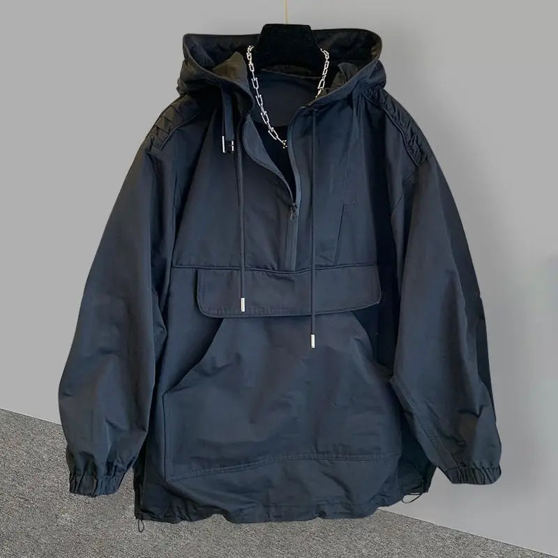 Waterproof Hooded Trench Jacket