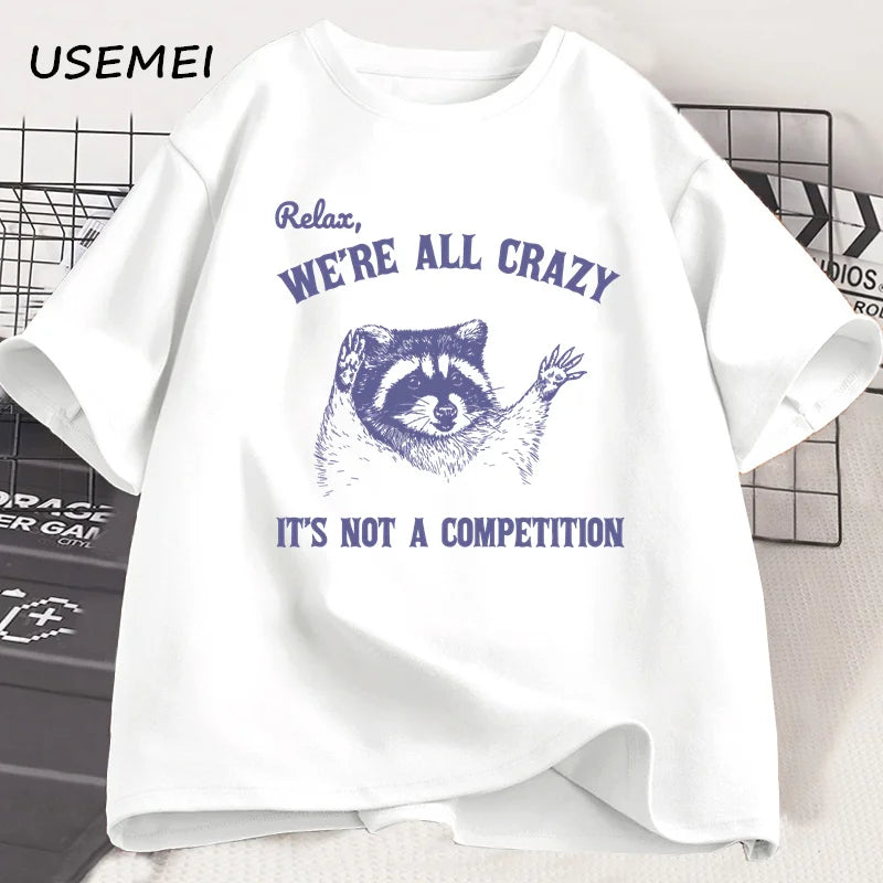 Relax Crazy Graphic Tee Men