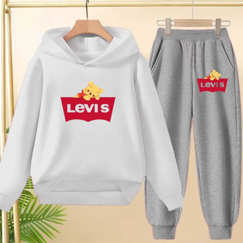 Kids Hooded Sportswear Set