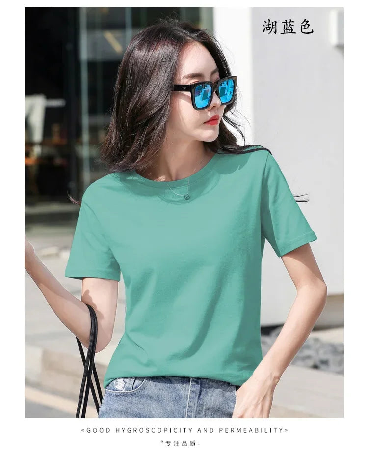 Pure Cotton Casual Loose Tee
