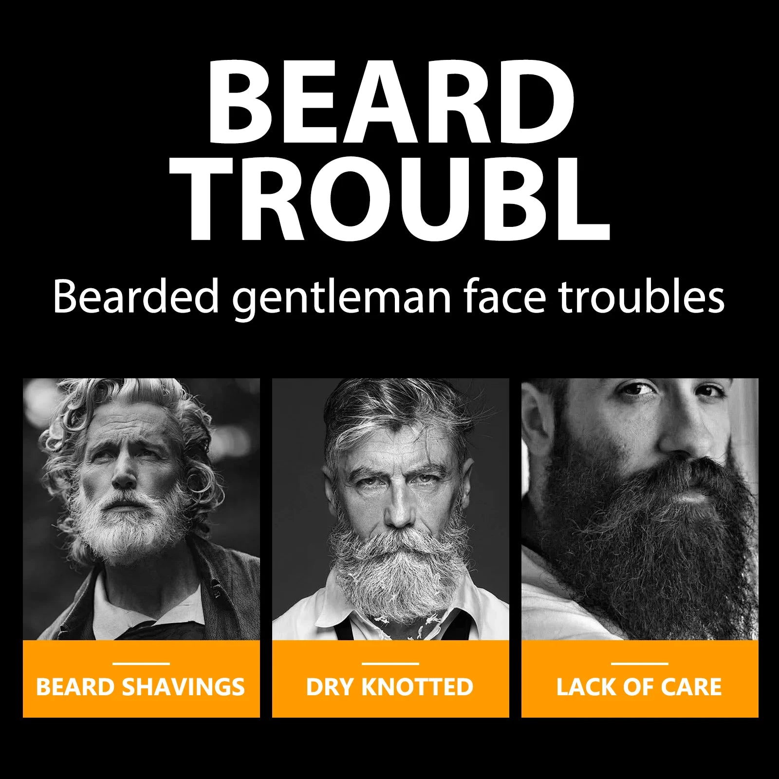 Beard Balm For Men Facial Hair Beard Growth Wax Thicking Softens Moisturizing Nourishing Professional Mustache Cream Beard Care
