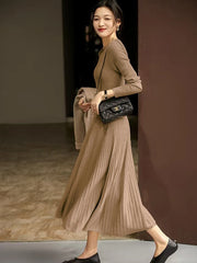 Merino Knit A-Line Dress