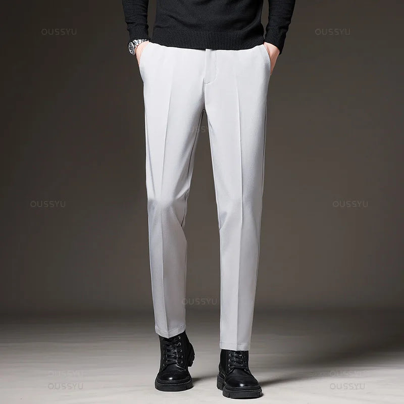 Slim Fit Korean Business Trousers