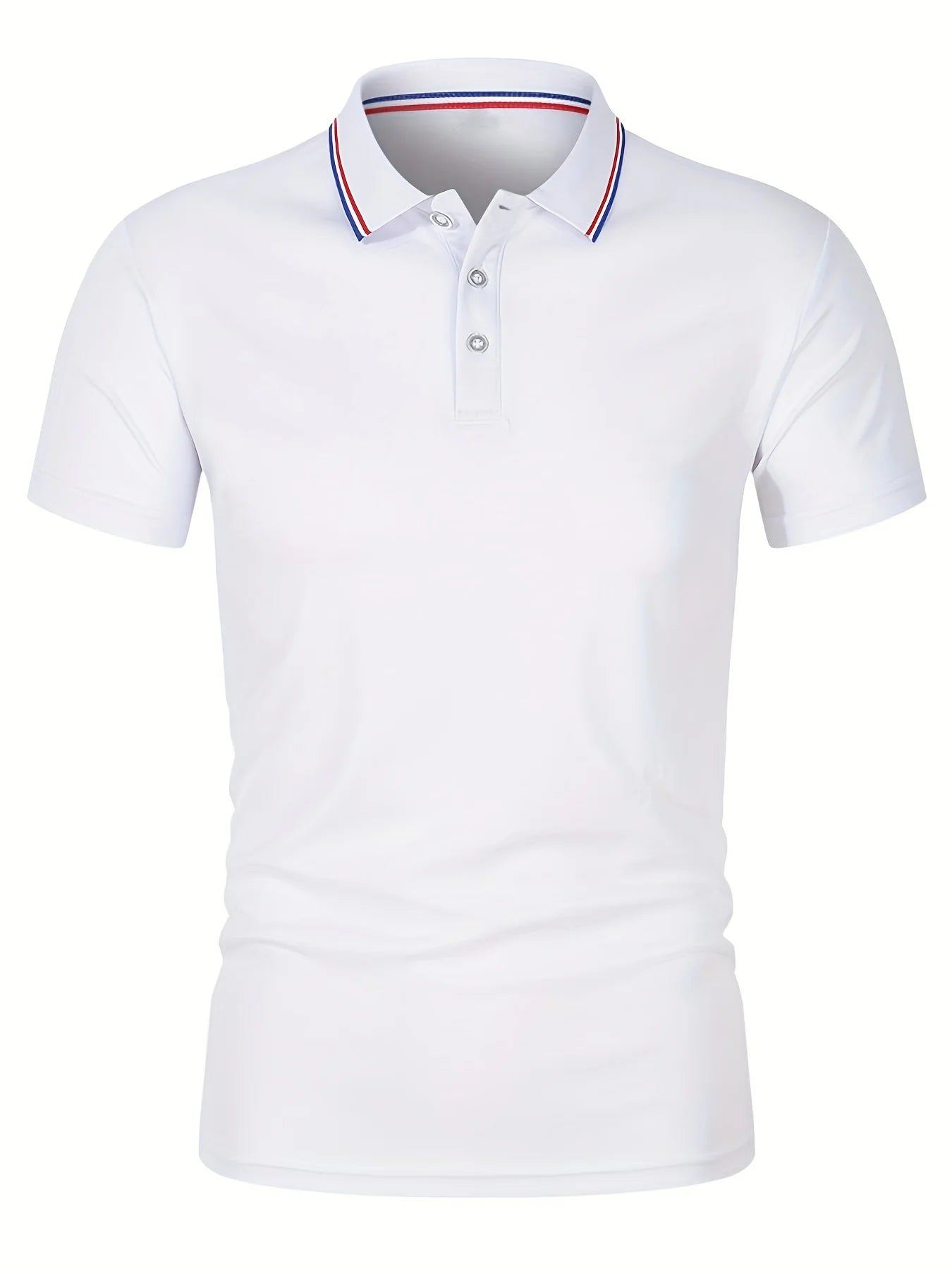 2025 Hot Sale Men's Summer Casual Breathable Comfortable Polo Shirt Men's Solid Color High Quality Short Sleeve T-Shirt