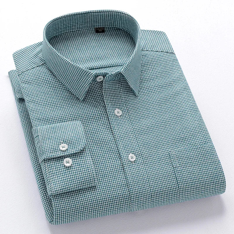 Striped Cotton Long Sleeve Shirt