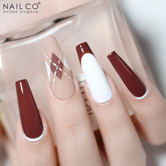 NAILCO 15ml Nail Gel Polish Semi Permanent UV Varnish Nails Art Gel Vernis Manicure TOP BASE Nails Products Supplies Equipment