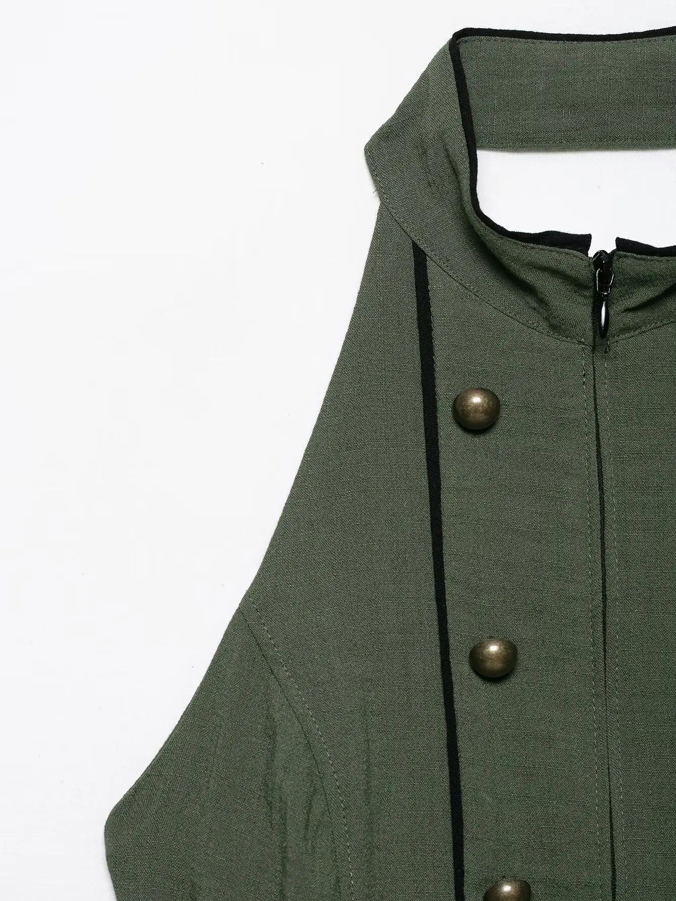 Women's Top 2026 Summer Elegant Fashion Silky Vacation Halter Neck Backless Sexy Unique Army Green Beach Style Party Women's Top