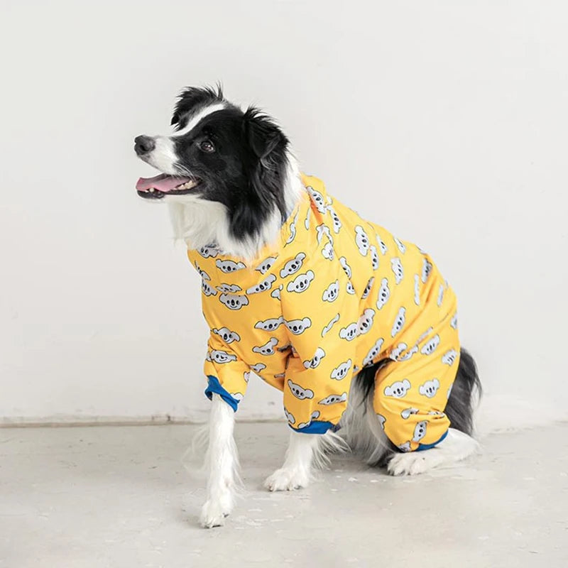 Waterproof Hooded Pet Rain Jacket