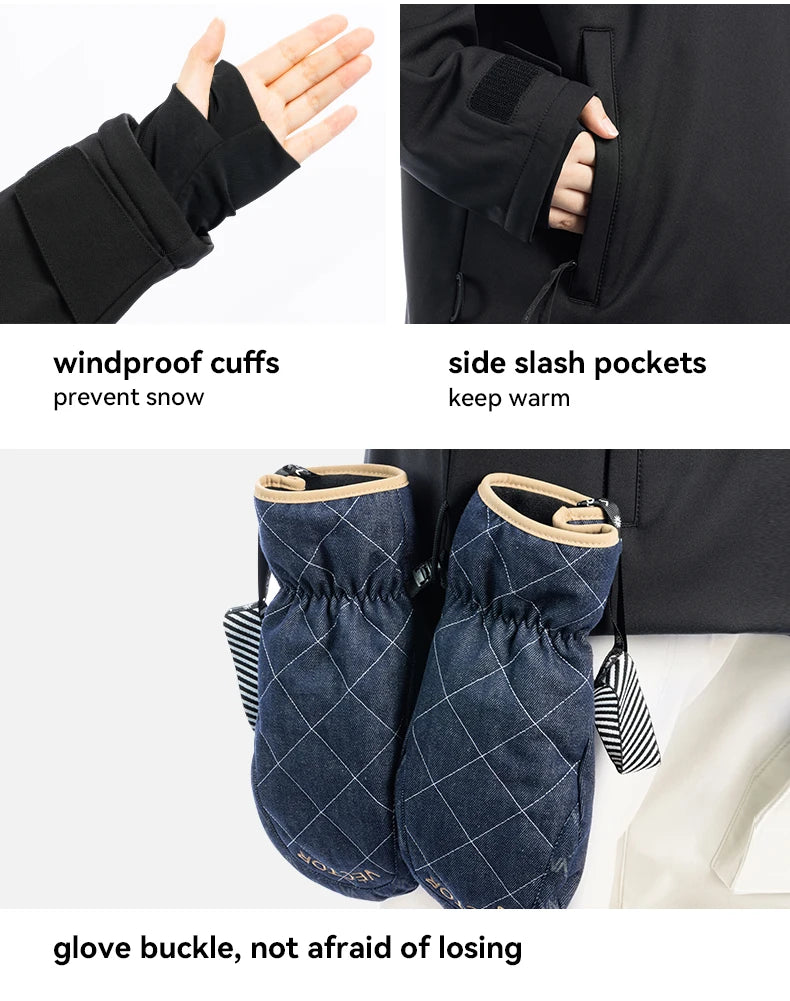 Waterproof Ski Jacket Pants Set