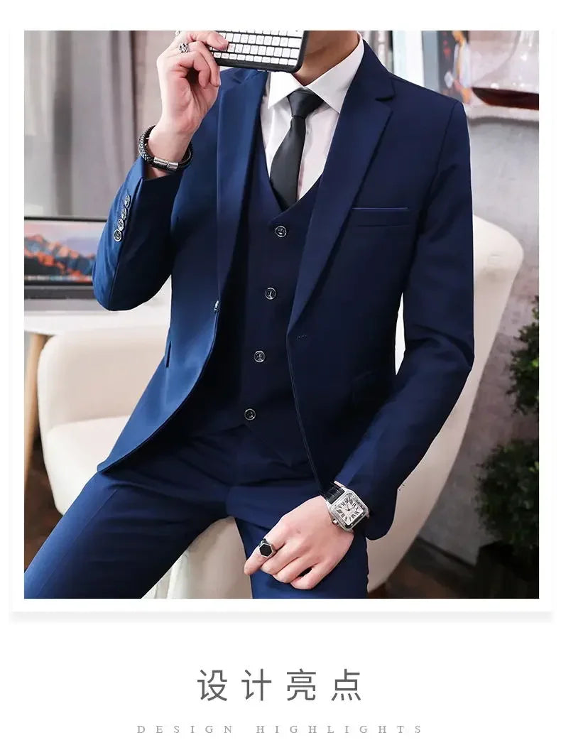 British Style Three Piece Suit
