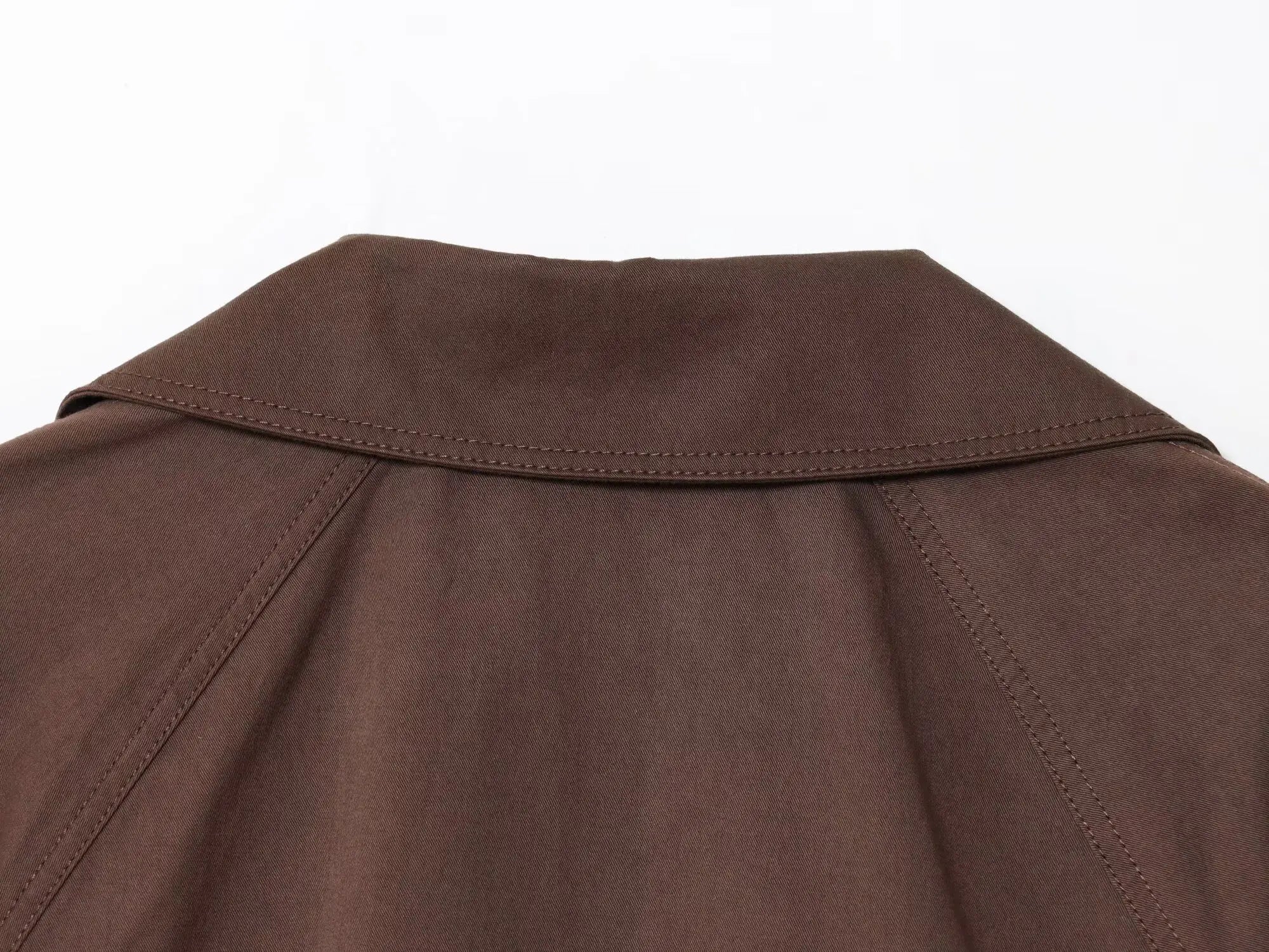 Women's Jackets Autumn 2026 New Fashion Short Trench Coats Chic Lapel Loose Elegant Women long-sleeved Warm Autumn Street Jacket
