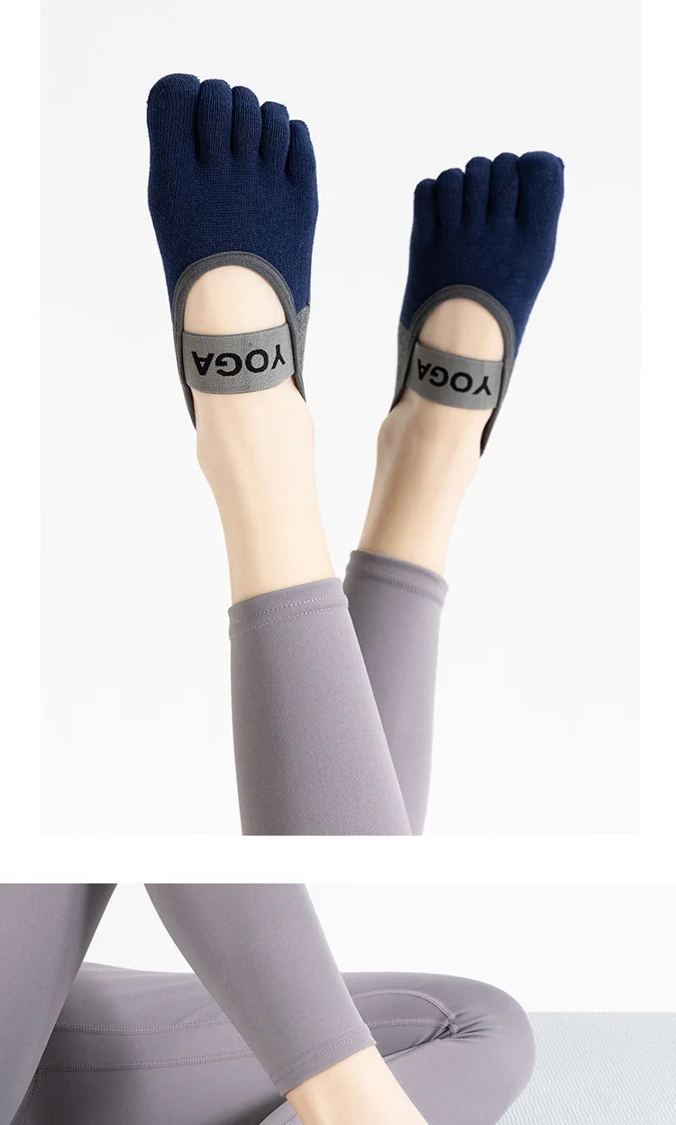 Grip Toe Yoga Socks Set