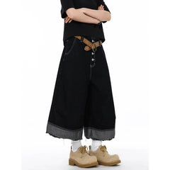 Vintage Gothic Wide Leg Jeans