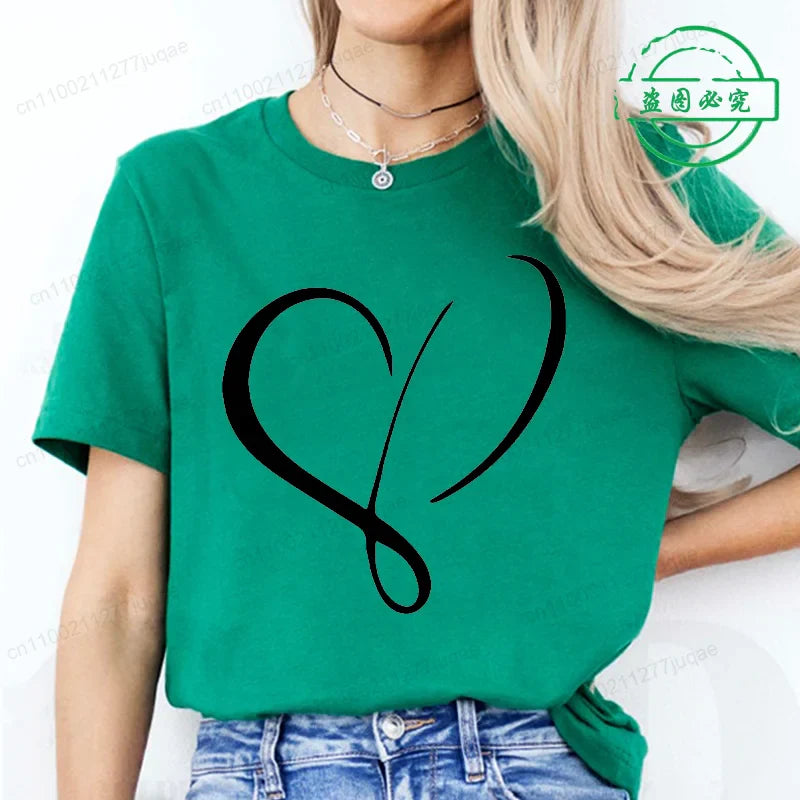 Red Heart Graphic Casual Tee