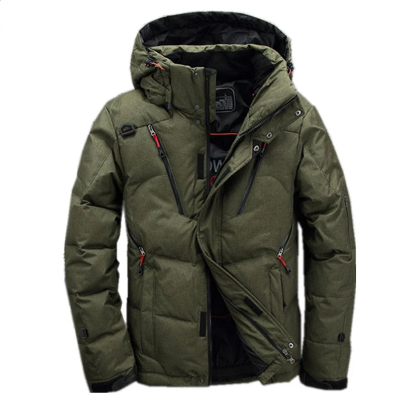White Duck Down Parka