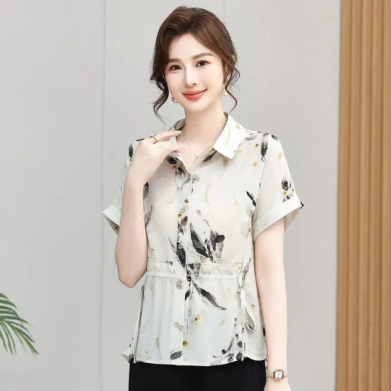 Printed Summer Casual Shirt Women