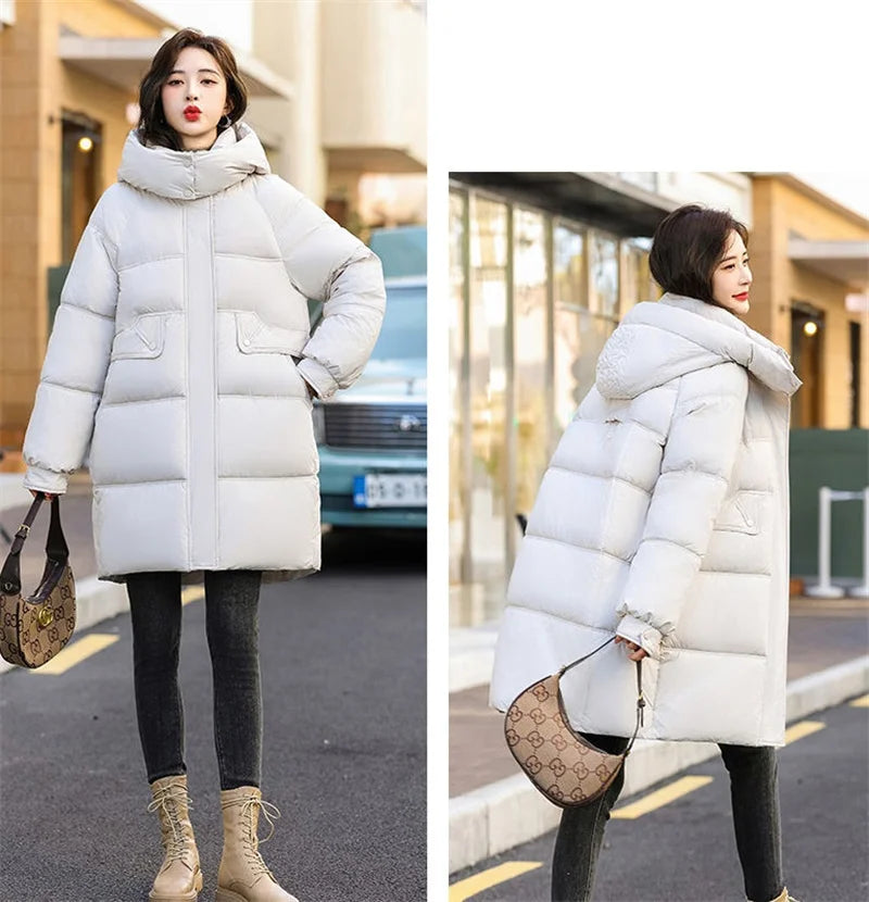 Warm Hooded Winter Padded Jacket