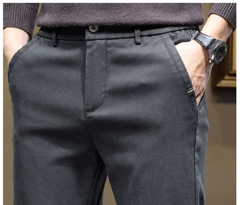 Winter Fleece Smart Casual Trousers