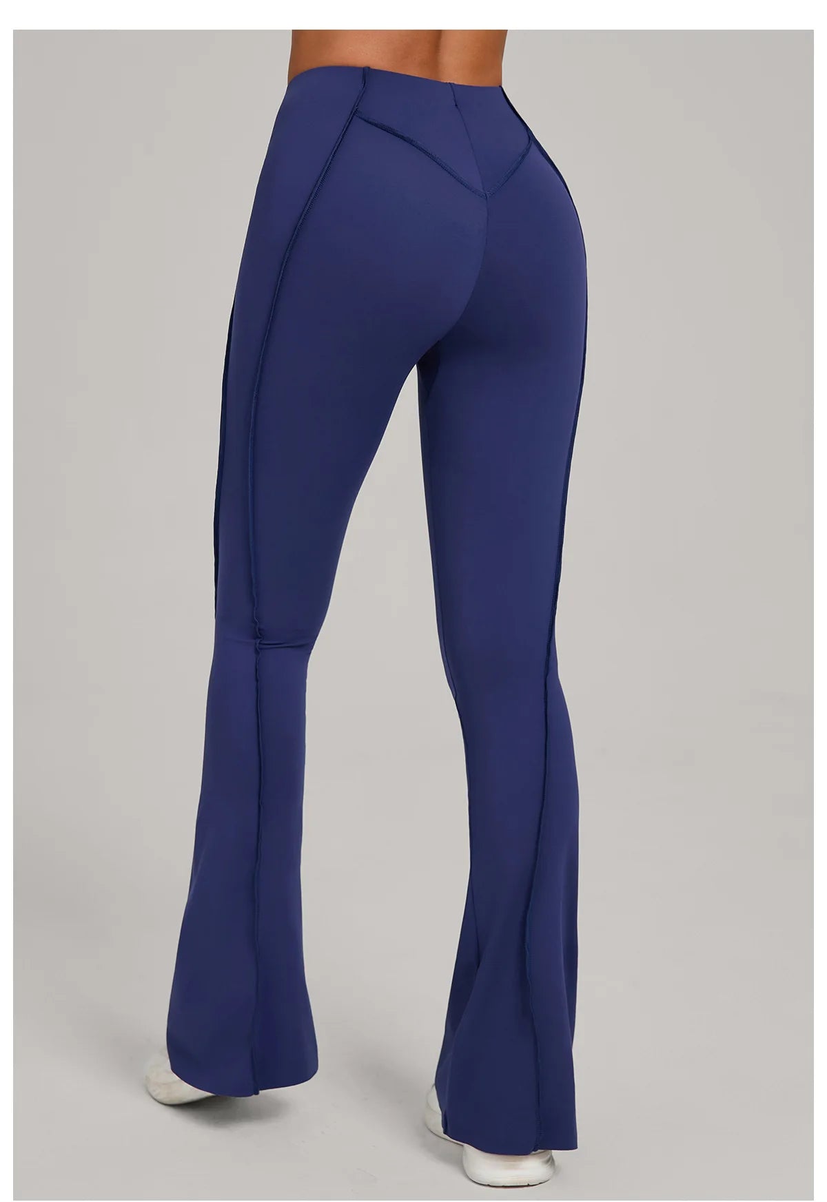 Gym Workout Women's Wide-Leg Tight-Fitting Hip-Lifting Yoga Flared Pants Dance High-Waist Flared Casual Outdoors Sports Trousers
