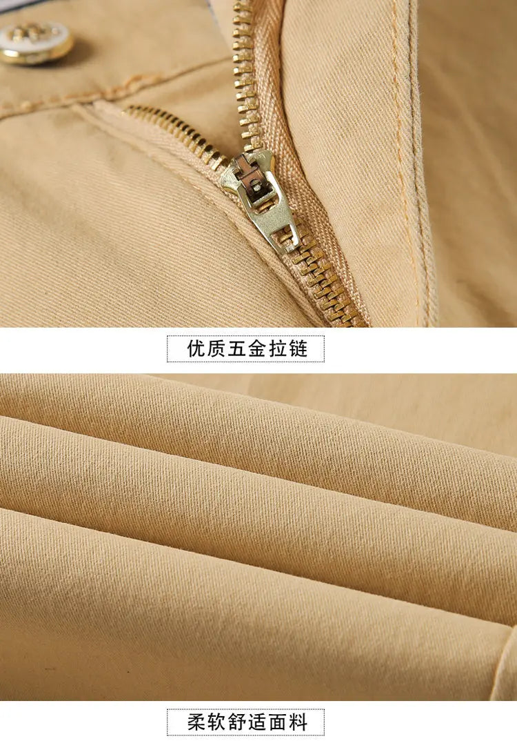 Classic Cotton Office Suit Pants