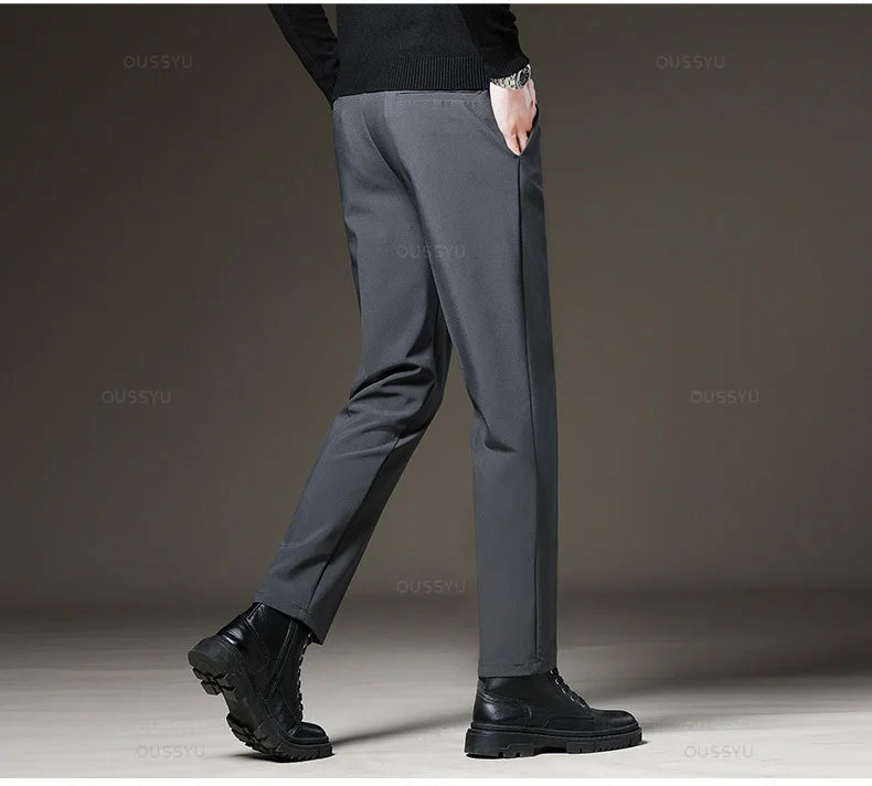 Slim Fit Korean Business Trousers
