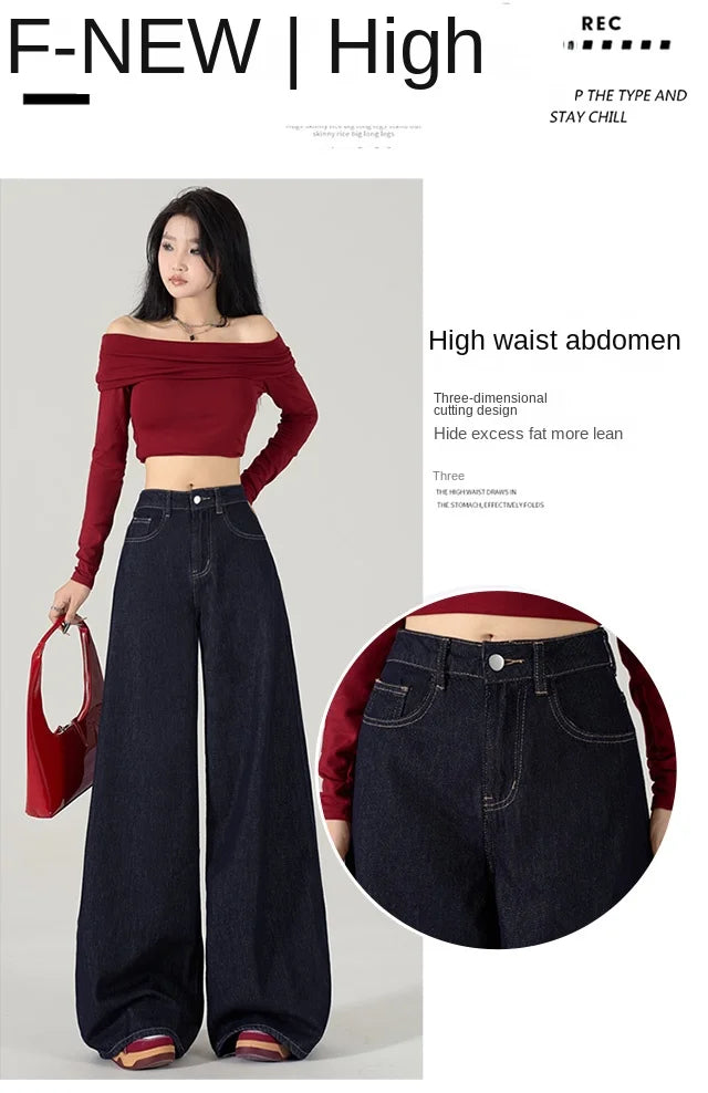 Loose Straight Casual Denim Jeans