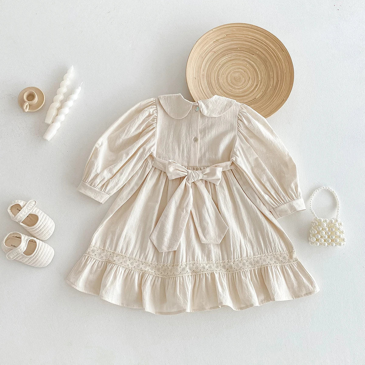 Sweet Long Sleeve Princess Girls Dress