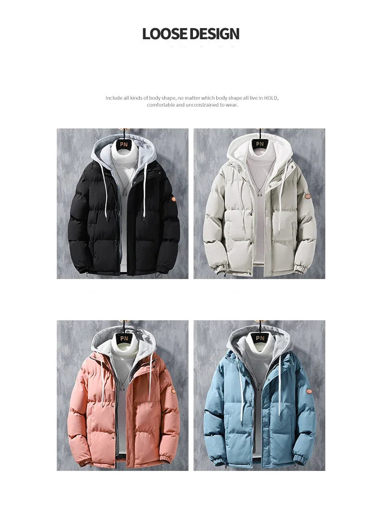 Warm Hooded Parka Jacket