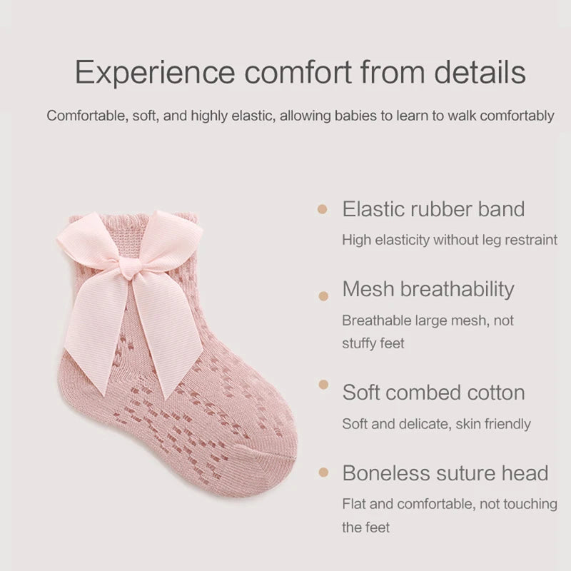 Baby Girl Lace Ruffle Grip Socks