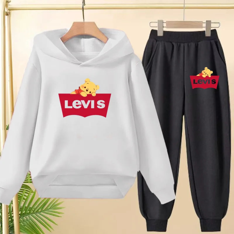 Kids Hooded Sportswear Set