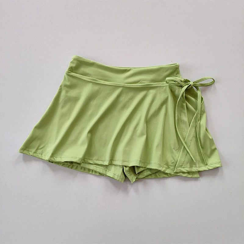 Sport Yoga Tennis Skirt Shorts