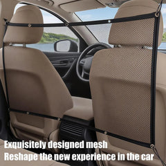 Pet Car Barrier Safety Net for Backseat Protection Dog and Child Restraint Vehicle Divider Travel Driving Secure Supplies