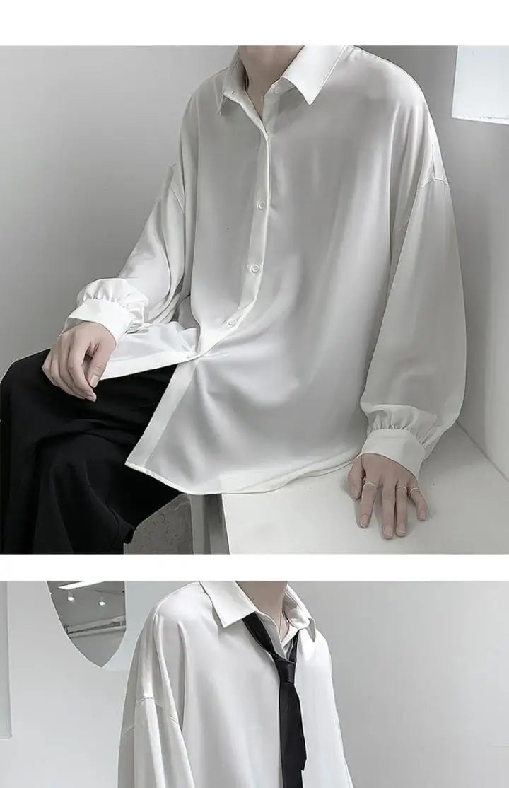 Loose Office Button Shirt Women