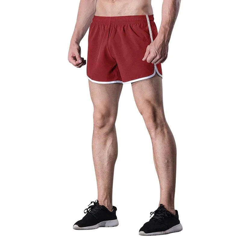 Summer Casual Shorts Men Breathable Beach Shorts Ice Silk Comfortable Fitness Basketball Sports Short Pants Male Running Shorts