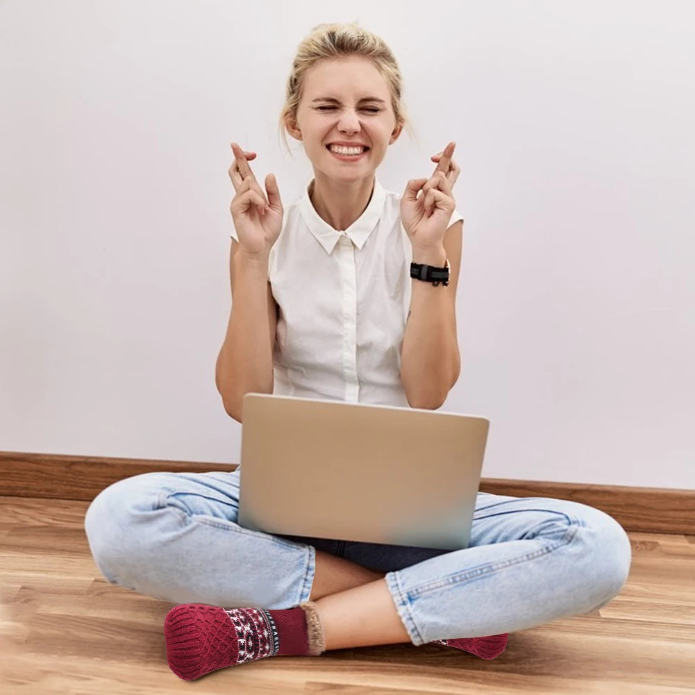 Winter Fuzzy Non-Slip Slipper Socks