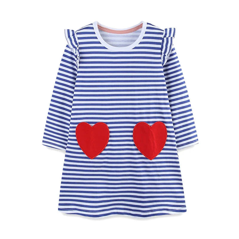 Butterfly Polka Princess Girls Dress