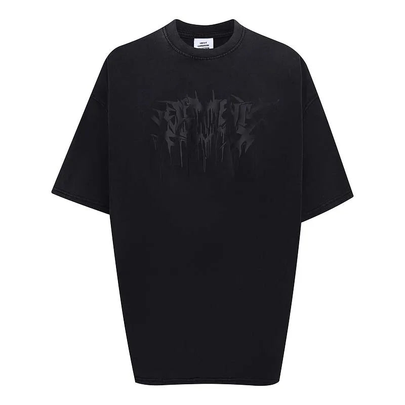 Oversized Heavy Cotton Print Tee